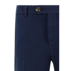Blaue Baumwoll-Freizeithose Brunello Cucinelli