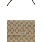 Braune Stoffhandtasche