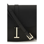 Schwarze Bos Taurus Kalbsleder Schultertasche