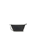 Schwarze Clutch aus Stoff