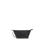 Schwarze Clutch aus Stoff