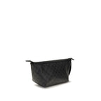 Schwarze Clutch aus Stoff