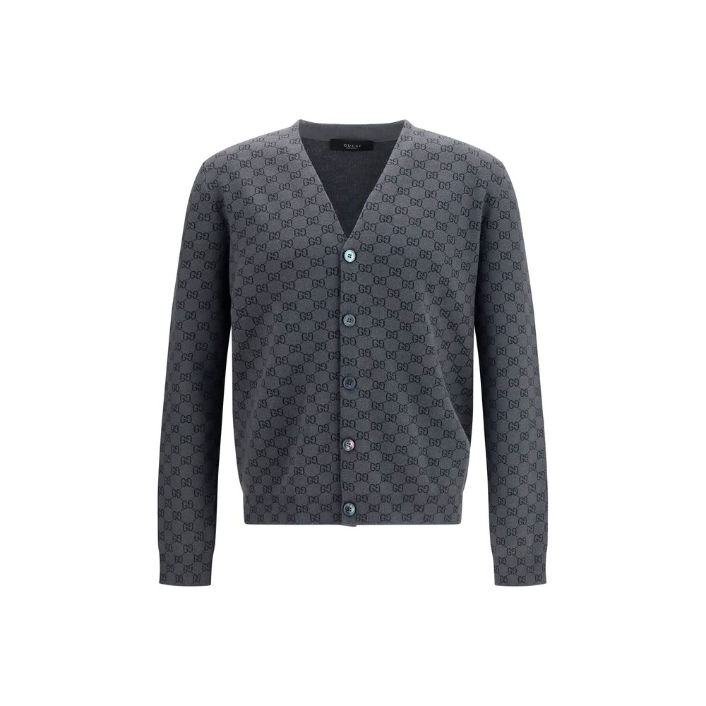 Grauer Woll Cardigan Ovis Aries