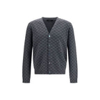 Grauer Woll Cardigan Ovis Aries