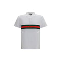 Weißes Poloshirt aus Baumwolle