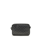 Schwarze Stoffhandtasche