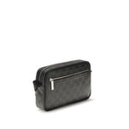 Schwarze Stoffhandtasche