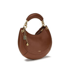 Braune Kalbsleder Bos Taurus Schultertasche