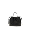 Schwarze Lammleder Schultertasche Ovis Aries Aries