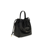 Schwarze Lammleder Schultertasche Ovis Aries Aries