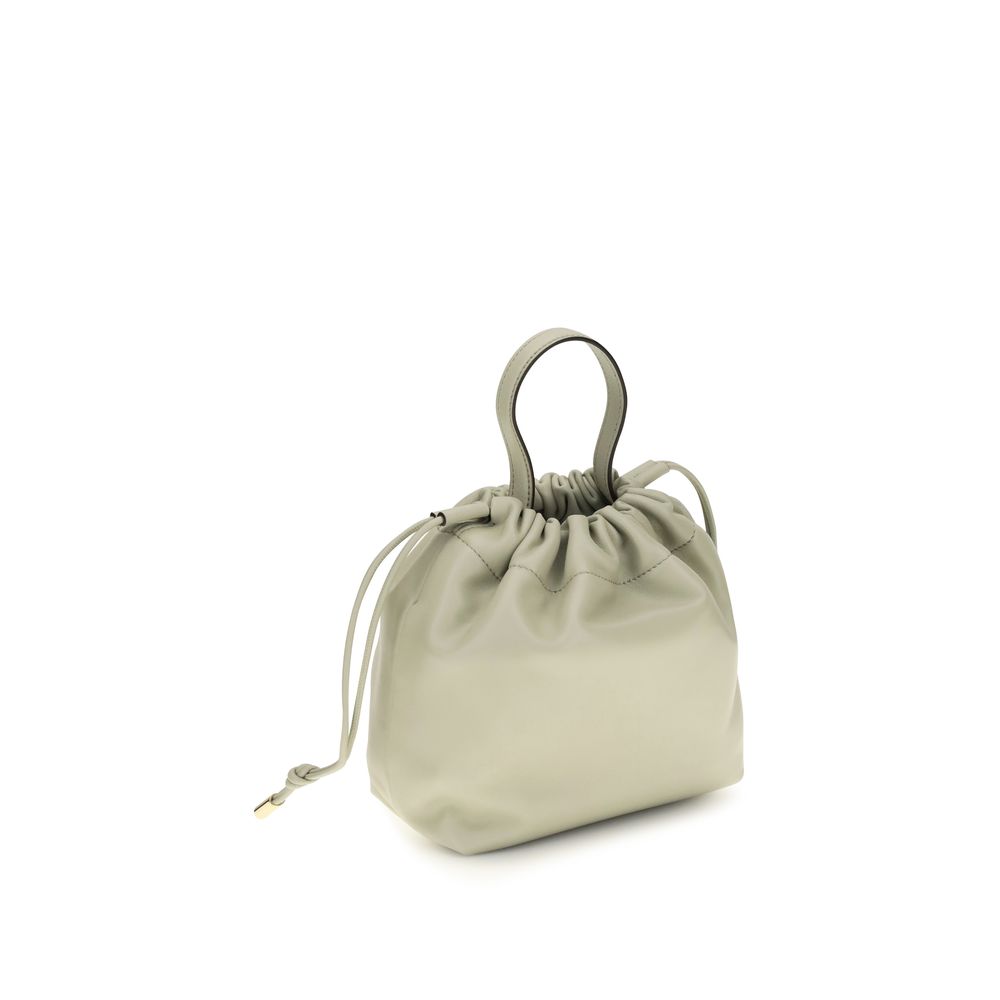 Graue Lammleder Schultertasche Ovis Aries Aries