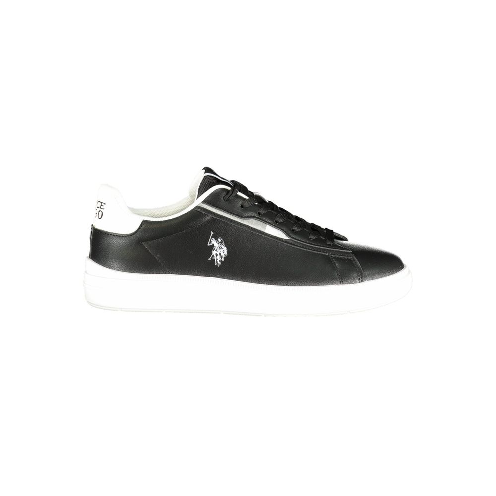 Schwarzer Polyester Sneaker