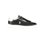 Schwarzer Polyester Sneaker