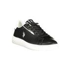 Schwarzer Polyester Sneaker