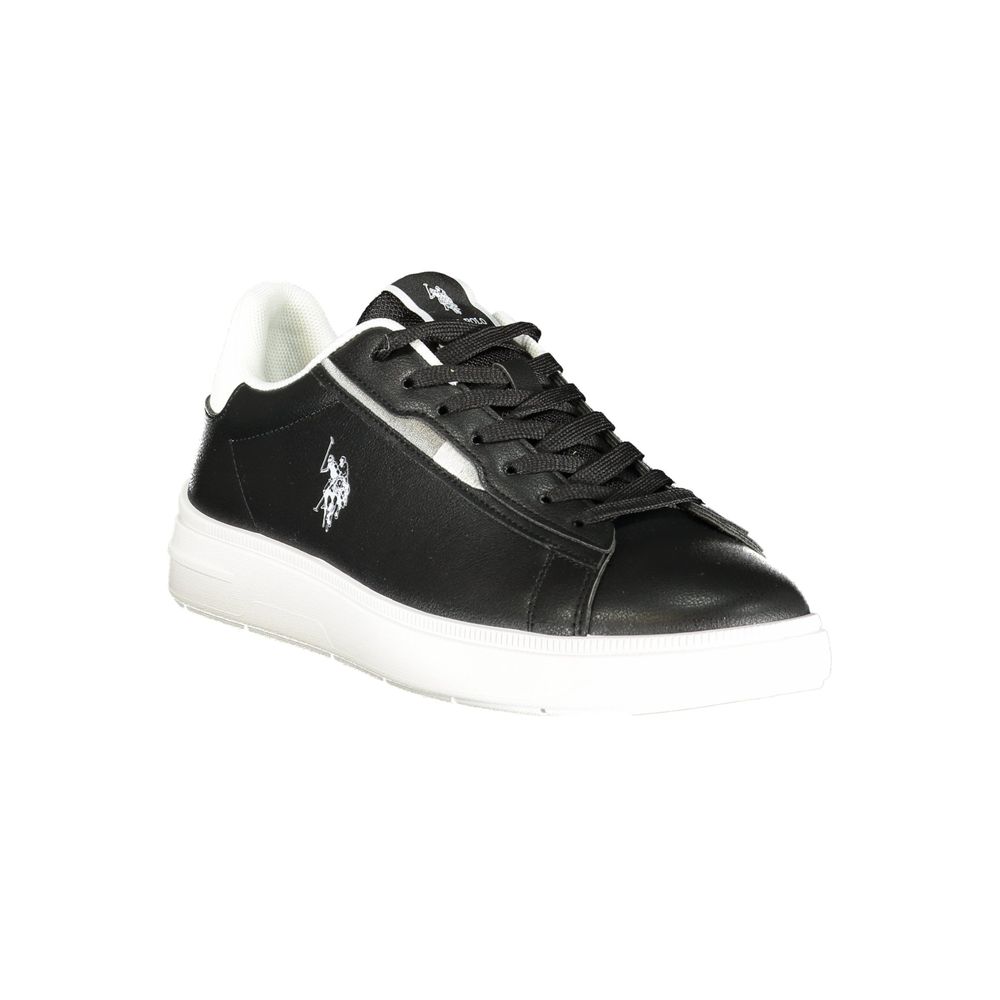 Schwarzer Polyester Sneaker