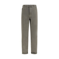 Zweifarbige Baumwoll-Jeans Denim