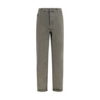 Zweifarbige Baumwoll-Jeans Denim