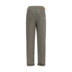 Zweifarbige Baumwoll-Jeans Denim