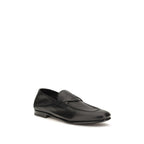 Tom Ford Schwarze Slipper aus Kalbsleder