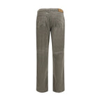 Zweifarbige Baumwoll-Freizeithose