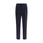 Blaue Hose aus Wolle Oves Aries