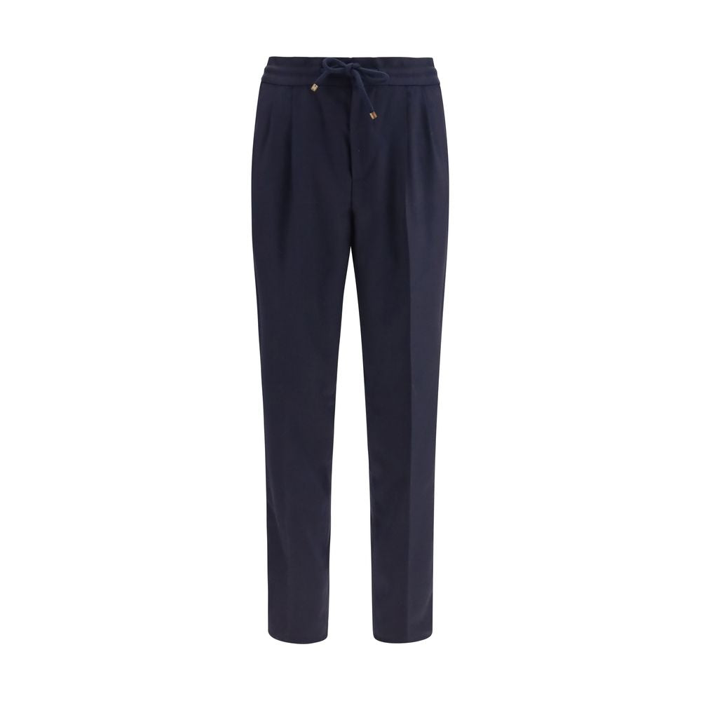 Blaue Hose aus Wolle Oves Aries
