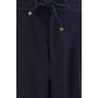 Blaue Hose aus Wolle Oves Aries