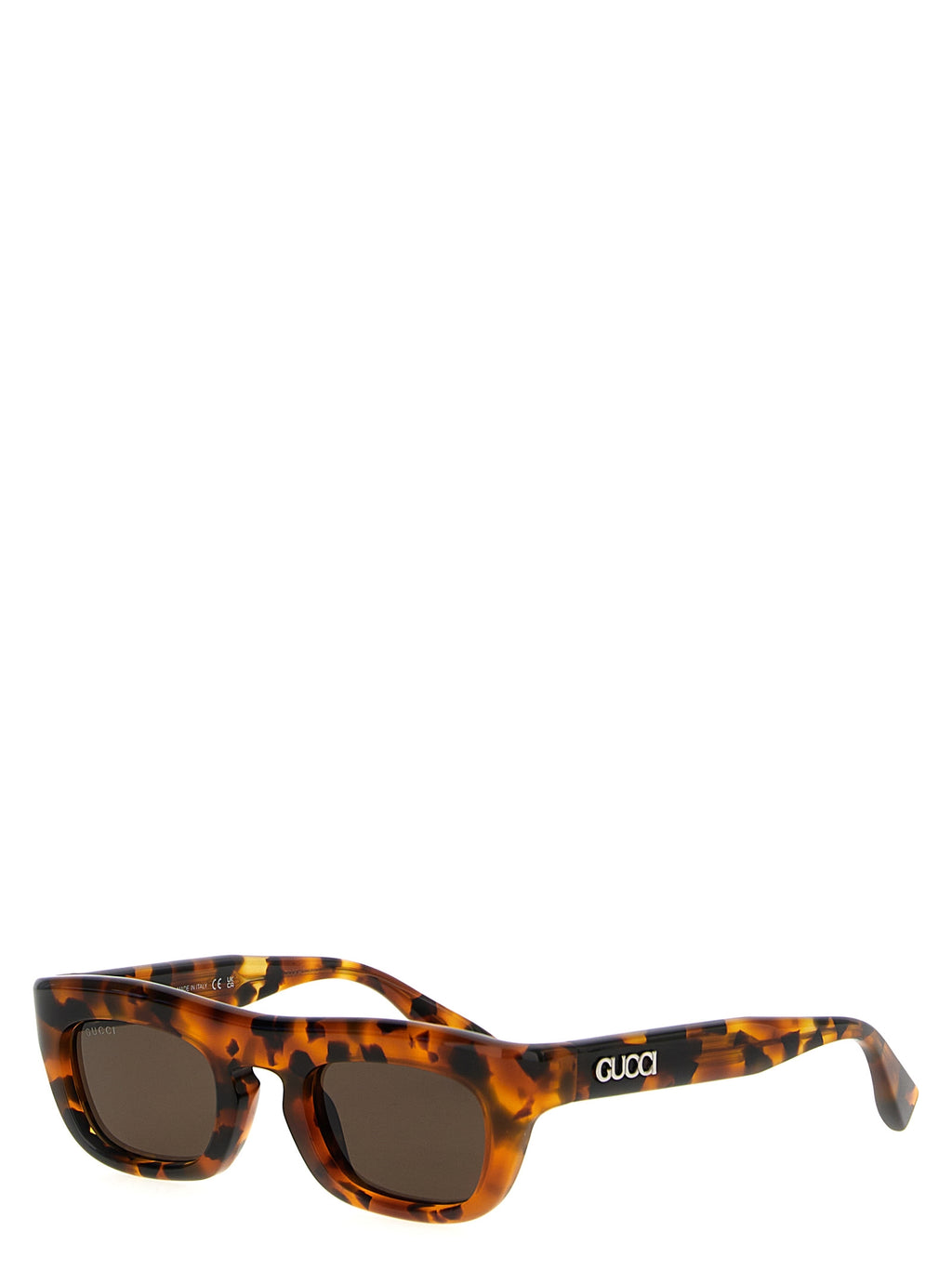 Braune Sonnenbrille aus Acetat