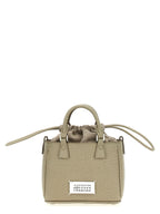Graue Kalbsleder-Handtasche