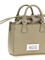 Graue Kalbsleder-Handtasche
