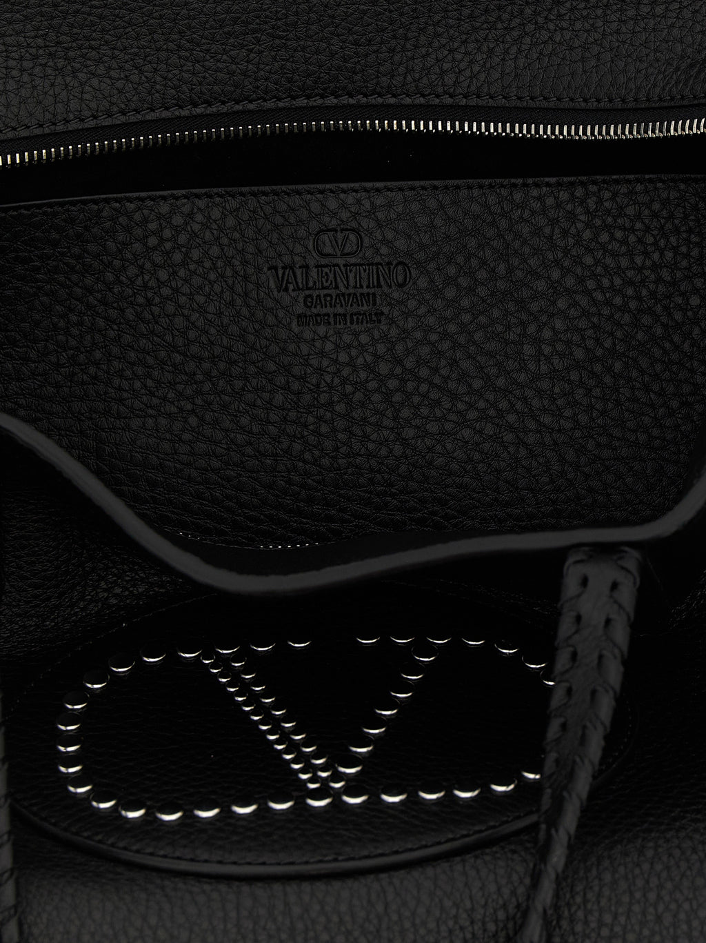 Schwarze Kalbsleder-Tasche