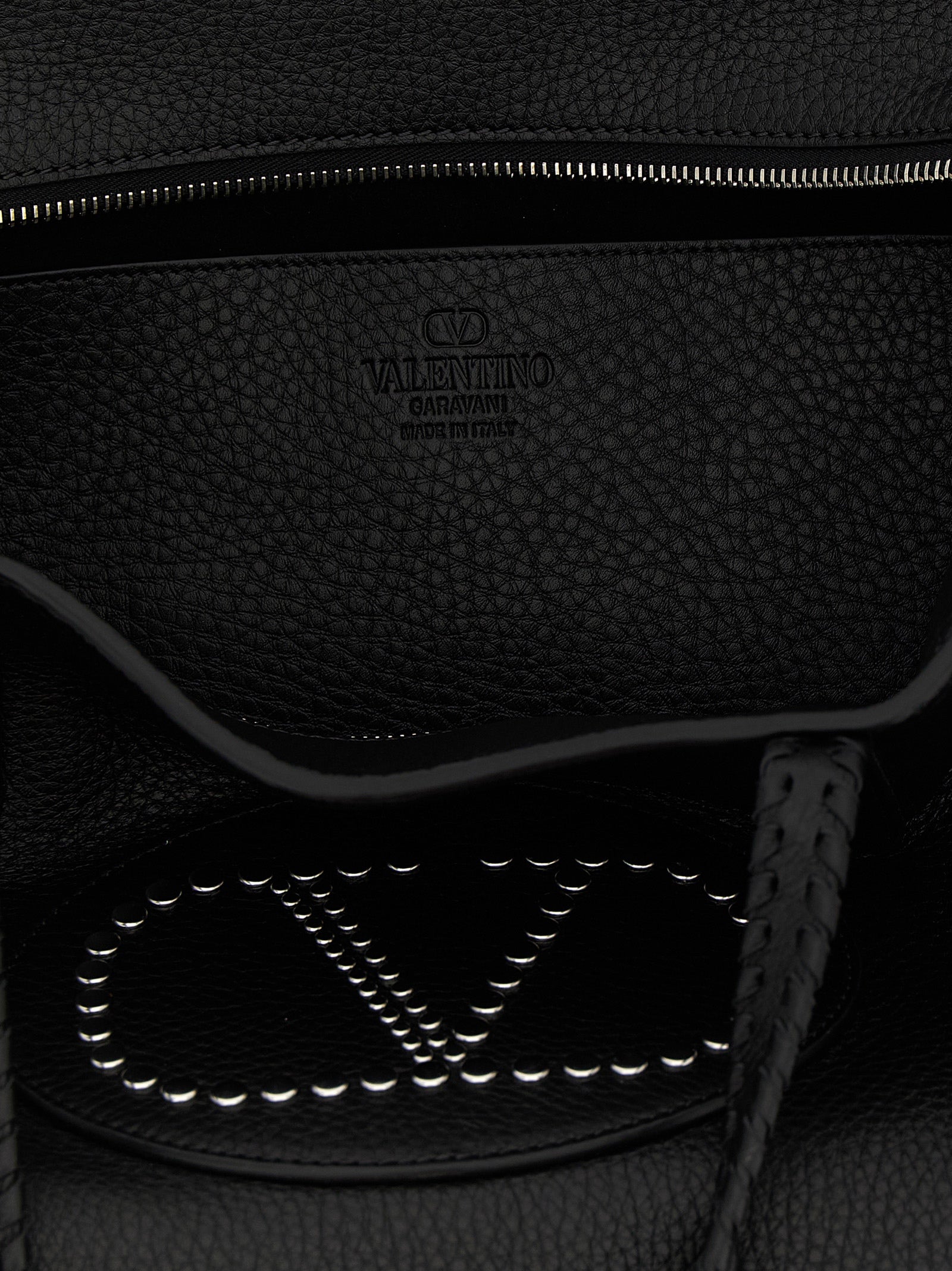 Schwarze Kalbsleder-Tasche