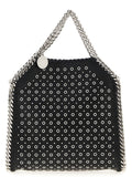 Schwarze Handtasche aus Polyester