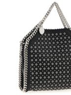 Schwarze Handtasche aus Polyester