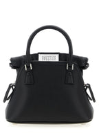 Schwarze Kalbsleder-Handtasche