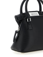 Schwarze Kalbsleder-Handtasche