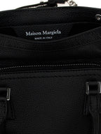 Schwarze Kalbsleder-Handtasche