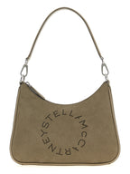 Graue Schultertasche aus Polyamid