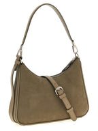 Graue Schultertasche aus Polyamid
