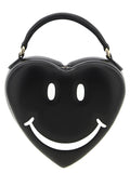 Schwarze Handtasche aus Polyester