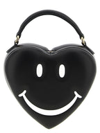 Schwarze Handtasche aus Polyester