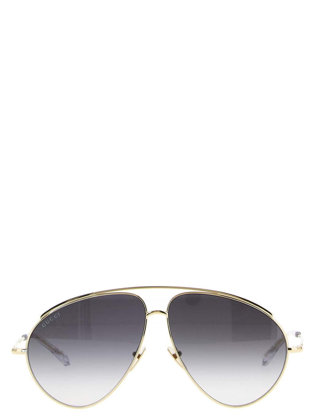Goldfarbene Sonnenbrille aus Metall