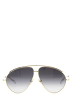 Goldfarbene Sonnenbrille aus Metall