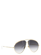 Goldfarbene Sonnenbrille aus Metall