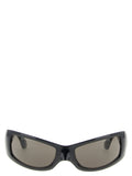 Schwarze Sonnenbrille aus Polyamid 322854BM