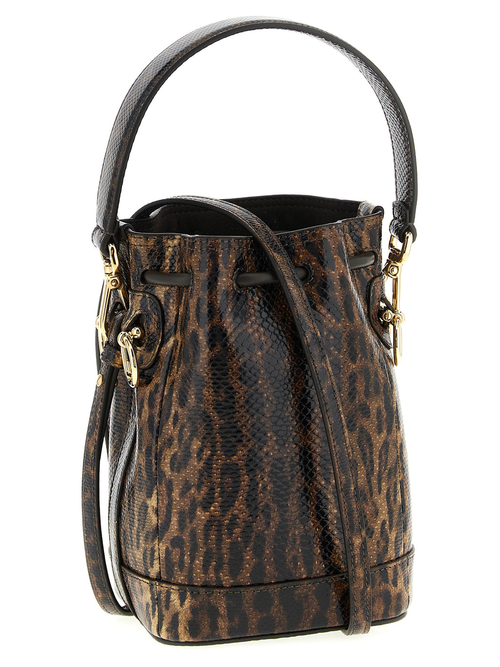 Braune Samtleder-Handtasche
