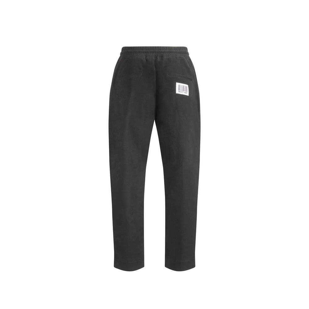 Schwarze Baumwoll-Jogginghose (Trainingshose)