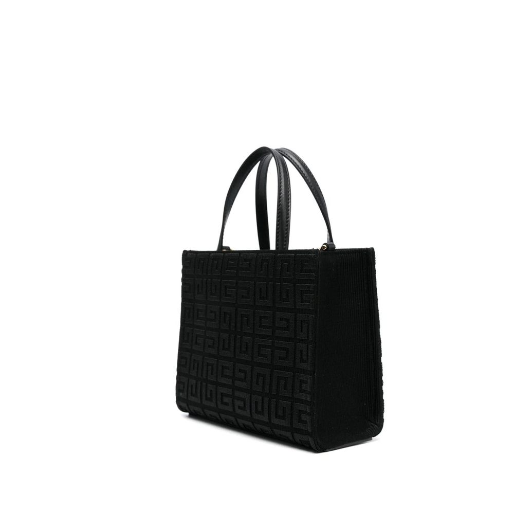 Schwarze Baumwolltasche