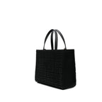 Schwarze Baumwolltasche