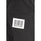 Schwarze Baumwoll-Jogginghose (Trainingshose)